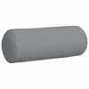 vidaXL Cuscini a rullo 2 pcs Grigio chiaro Ø 25 x 70 cm Tessuto