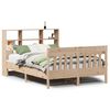 vidaXL Letto senza Materasso 140x190 cm in Legno Massello di Pino