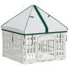 vidaXL Pannello per cani a 4 sezioni con tetto 60 x 60 x 82 cm Bianco