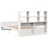 vidaXL Letto Libreria senza Materasso Bianco 140x190 cm Legno di Pino