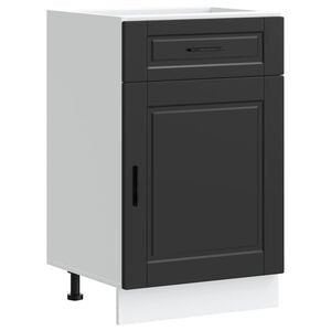 vidaXL Base da Cucina Porto Nero in Legno Multistrato