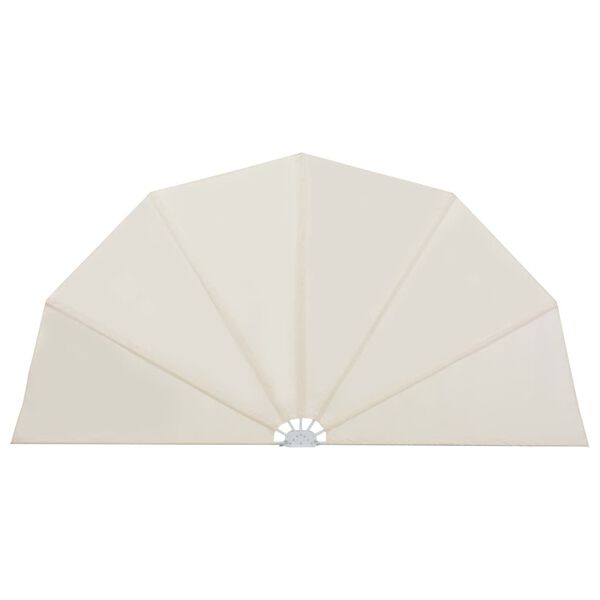 vidaXL Tenda Laterale per Terrazza Pieghevole Crema 160 cm