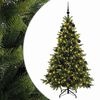 vidaXL Albero di Natale artificiale con palline 180 cm 300 LED