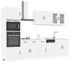 vidaXL Set Mobili da Cucina 7 pz Kalmar Bianco Legno Multistrato