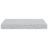 vidaXL Scaffali a Parete 4 pz Grigio Cemento 40x23x3,8 cm in MDF