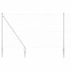 vidaXL Recinzione in rete saldata con punte 10 x 1,6 m (L x A)