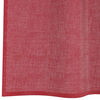 vidaXL Tende in Voile con Passanti 2 pz Rosso Vino 140x175 cm