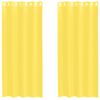 vidaXL Tende in Voile con Occhielli 2 pz Giallo