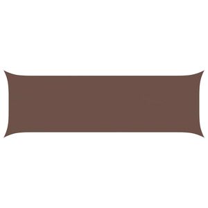 vidaXL Vela da ombra solare Marrone 6 x 2 m 100% Poliestere Oxford