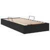 vidaXL Letto con Contenitore con materasso Nero 90 x 190 cm Velluto