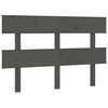 vidaXL Testiera per Letto Grigia 138x3x81 cm in Legno Massello di Pino