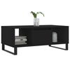 vidaXL Tavolino da Salotto Nero 90x50x36,5 cm in Legno Multistrato