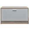 vidaXL Scarpiera in Legno Set 3 in 1 Rovere e Bianco