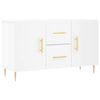 vidaXL Credenza Bianca 100x36x60 cm in Legno Multistrato