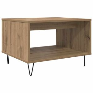 vidaXL Tavolino da salotto rovere artigianale 60 x 50 x 40 cm