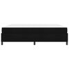 vidaXL Letto a molle con materasso Nero 200 x 200 cm Tessuto