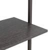 vidaXL Scaffale Pendente a 3 Livelli Nero 64x35x120,5 cm