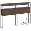 vidaXL Testata contenitore Rovere marrone Legno ingegnerizzato