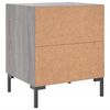 vidaXL Comodini 2 pz Grigio Sonoma 40x35x47,5 cm in Legno Multistrato