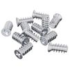 vidaXL Vite 12 pz Argento M6 x 12 mm Ferro