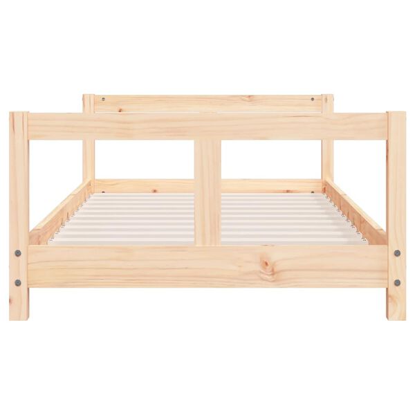 vidaXL Giroletto per Bambini 80x160 cm in Legno Massello di Pino