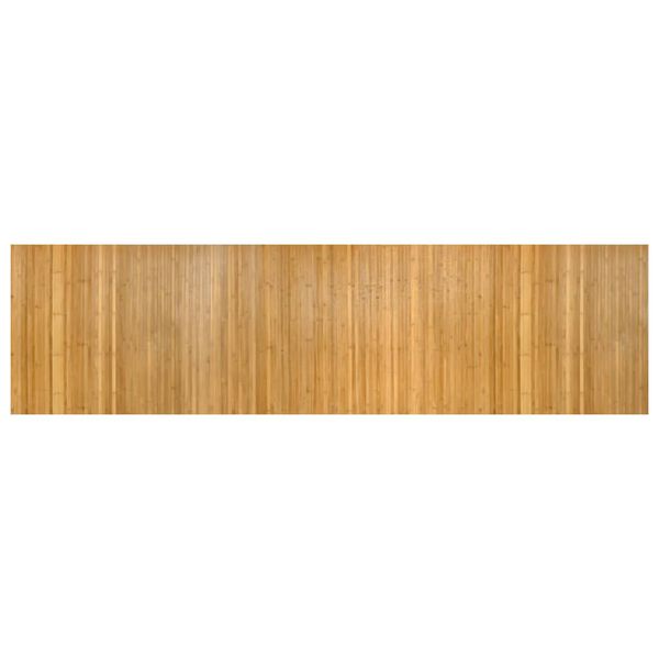 vidaXL Tappeto Rettangolare Natura 80x300 cm in Bamb&ugrave;
