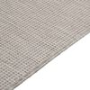 vidaXL Tappeto da Esterni a Tessitura Piatta 80x150 cm Grigio Chiaro