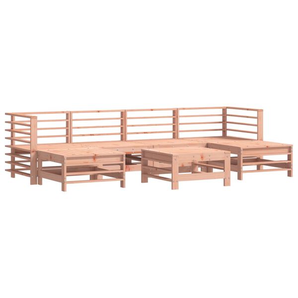 vidaXL Set Salotto da Giardino 7 pz in Legno Massello di Douglas