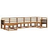 vidaXL Set di divani da esterno 7 pcs Naturale