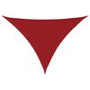 vidaXL Parasole a Vela Oxford Triangolare 3x3x4,24 m Rosso