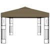 vidaXL Gazebo 3x4 m Grigio Talpa in Tessuto