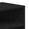 vidaXL Libreria Nera 66x31x80 cm in Legno Multistrato