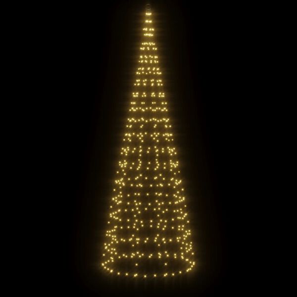 vidaXL Albero di Natale a LED 550 LED Bianco Caldo 300 cm