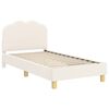 vidaXL Struttura letto bambini con testata Crema 80 x 160 cm