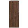 vidaXL Credenza Rovere Marrone 81x37x100 cm in Legno Multistrato