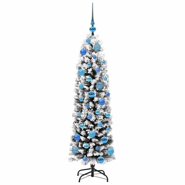 vidaXL Albero di Natale artificiale con 150 LED Verde 150 cm