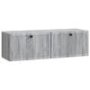 vidaXL Mobile Porta TV da Muro Grigio Sonoma 98 x 31 x 30 cm