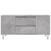 vidaXL Tavolino Salotto Grigio Cemento 102x44,5x50cm Legno Multistrato