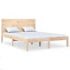 vidaXL Giroletto in Legno Massello 150x200 cm King Size