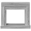 vidaXL Cornice per Camino Grigio Sonoma 100x30x87,5 cm in Truciolato