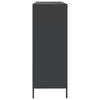 vidaXL Credenza Nera 135x39x103,5 cm in Acciaio Laminato a Freddo