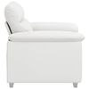 vidaXL Poltrona Bianca 100x81x84 cm in Similpelle