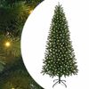 vidaXL Albero di Natale artificiale con 300 LED Verde 180 cm PE e PVC