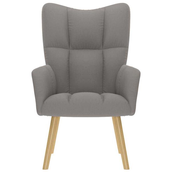 vidaXL Sedia Relax Tortora in Tessuto