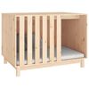 vidaXL Casetta per Cani 100x70x72 cm in Legno Massello di Pino