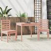 vidaXL Set Bistrot da Giardino 3 pz in Legno Massello di Douglas