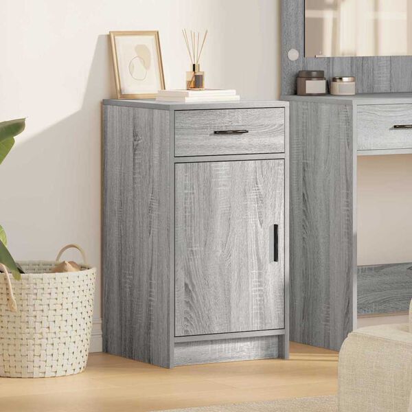 vidaXL Credenza Grigio sonoma 40 x 40.5 x 75 cm Legno multistrato