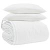 vidaXL Set di Piumoni con cuscino 3 pz Bianco Piuma d'anatra