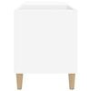 vidaXL Mobile Porta Dischi Bianco 84,5x38x48 cm in Legno Multistrato