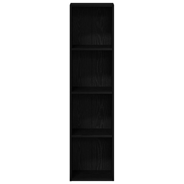 vidaXL | Armadio per Libri | Rovere nero 36 x 30 x 143 cm